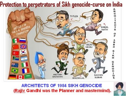 Architects of 1984 Sikh genocide