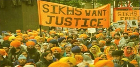Sikhs wants justice